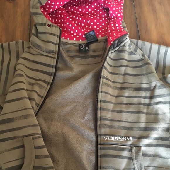 Volcom women’s hoodie size medium tan/brown - Picture 4 of 5